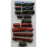 Six Hornby trains and tenders to include Hogwarts Express.