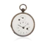 ALARM WATCH IN SILVER, CIRCA 1800 - ALARM WATCH IN SILVER, CIRCA 1800 Case: n. 7139, three-body in