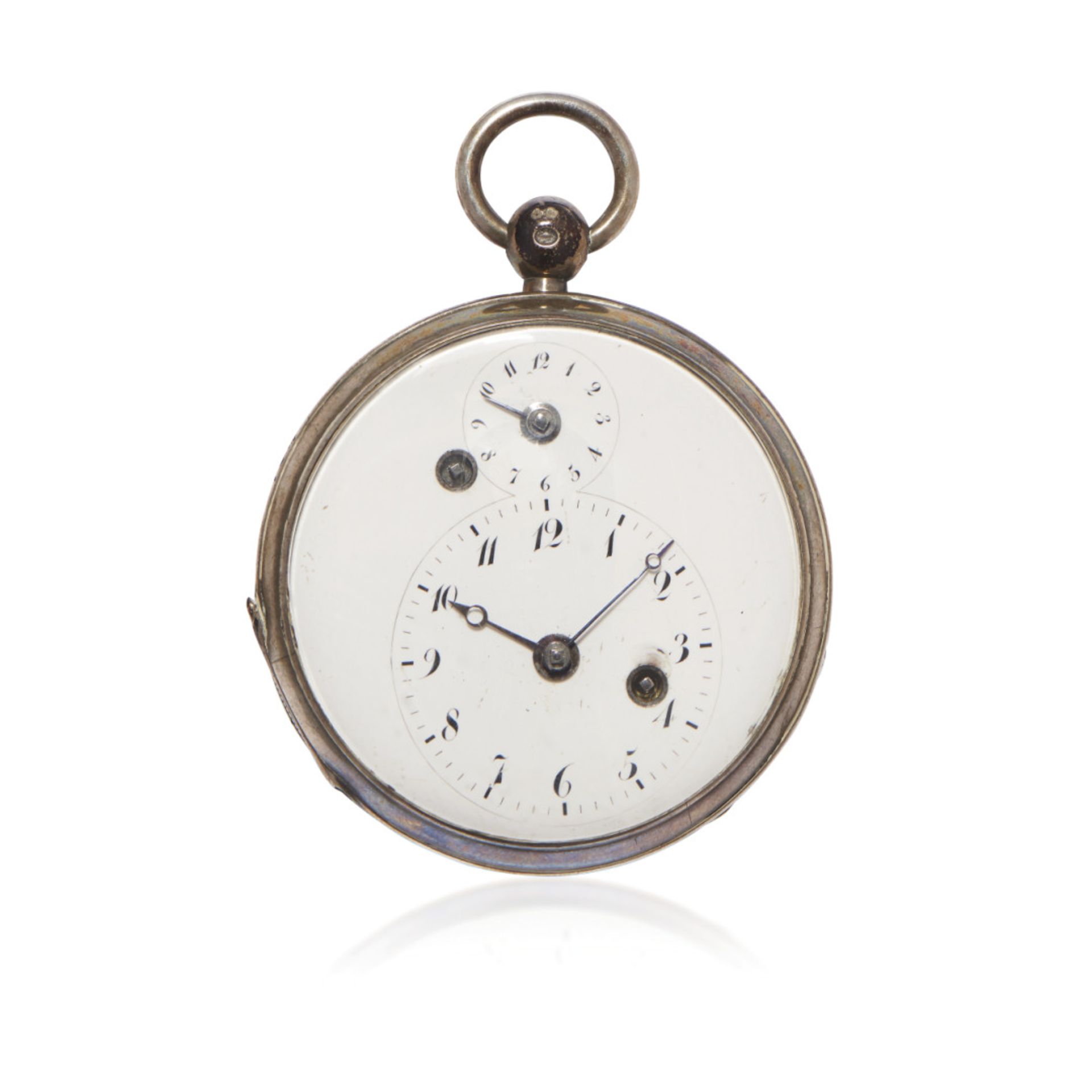 ALARM WATCH IN SILVER, CIRCA 1800 - ALARM WATCH IN SILVER, CIRCA 1800 Case: n. 7139, three-body in