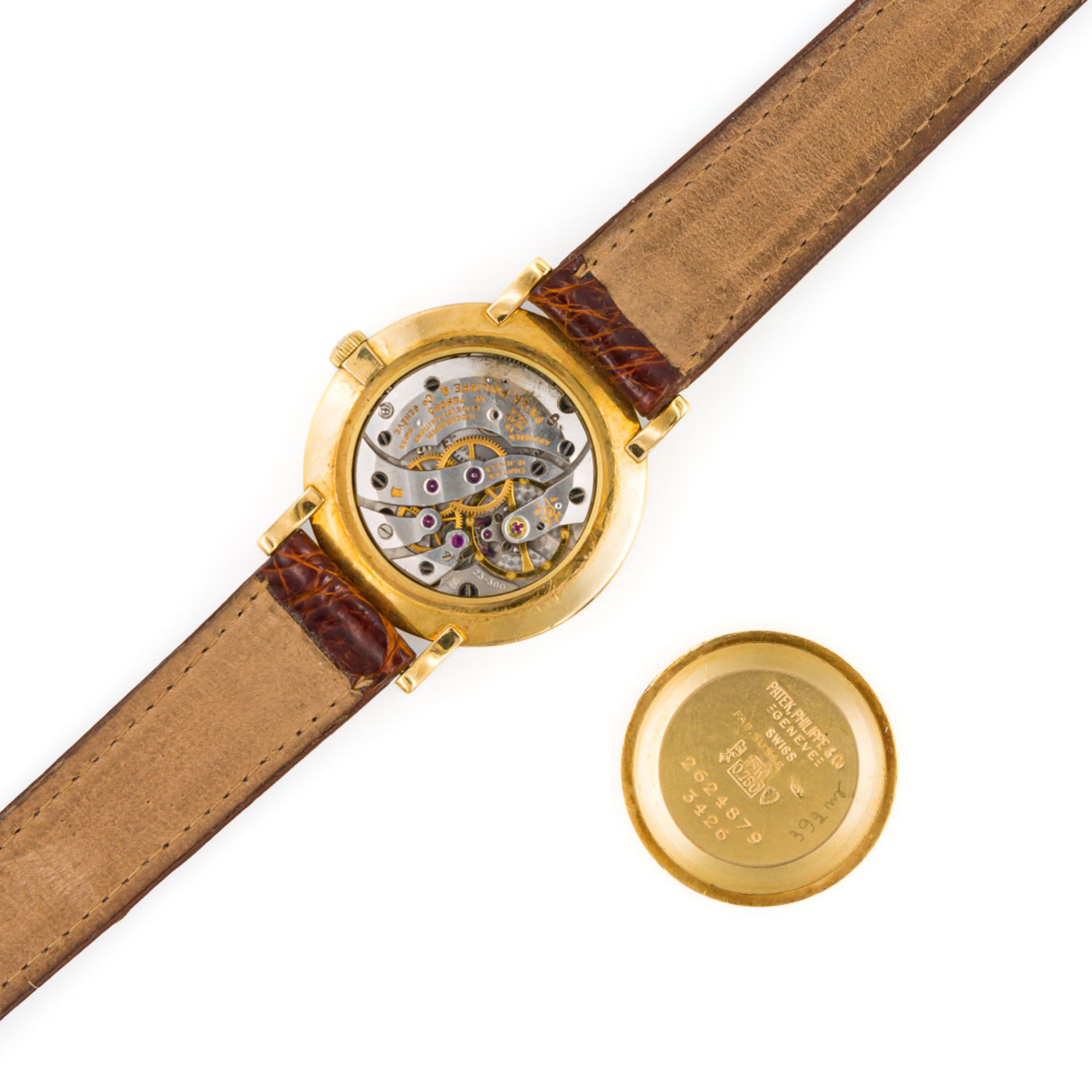 PATEK PHILIPPE REF. 3426 IN GOLD RETAILED BY JEAN GUILLERMIN, 60s - PATEK PHILIPPE REF. 3426 IN GOLD - Image 2 of 3