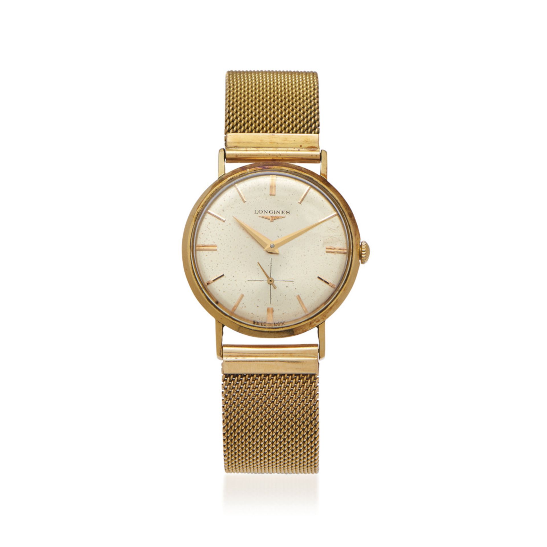 LONGINES IN GOLD, 60s - LONGINES IN GOLD, 60S Case: signed, n. 244 6982 13, two-body in 18K pink