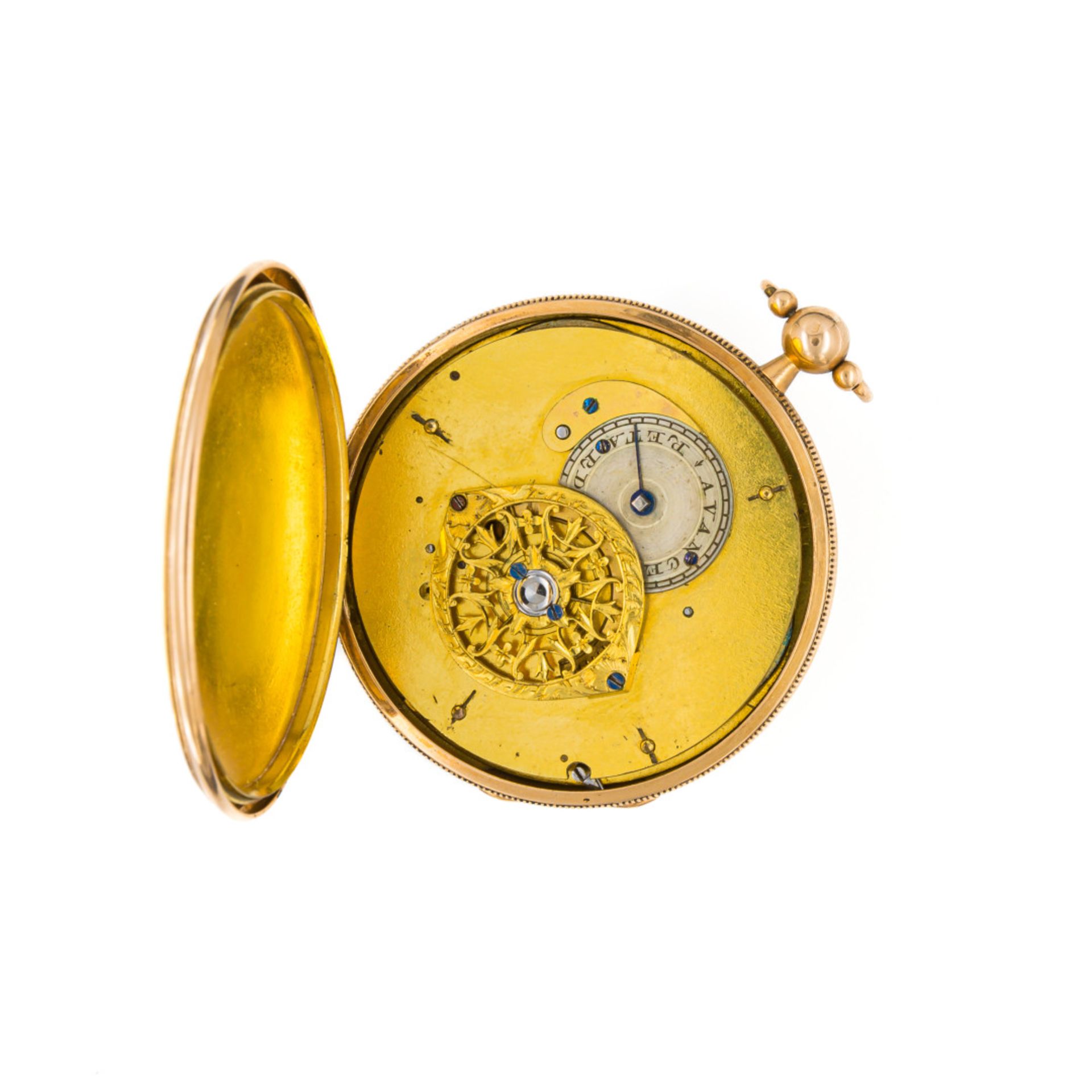 WATCH IN GOLD, CIRCA 1800 - WATCH IN GOLD, CIRCA 1800 Case: n. 78983, four-body in gold, engine - Image 2 of 4