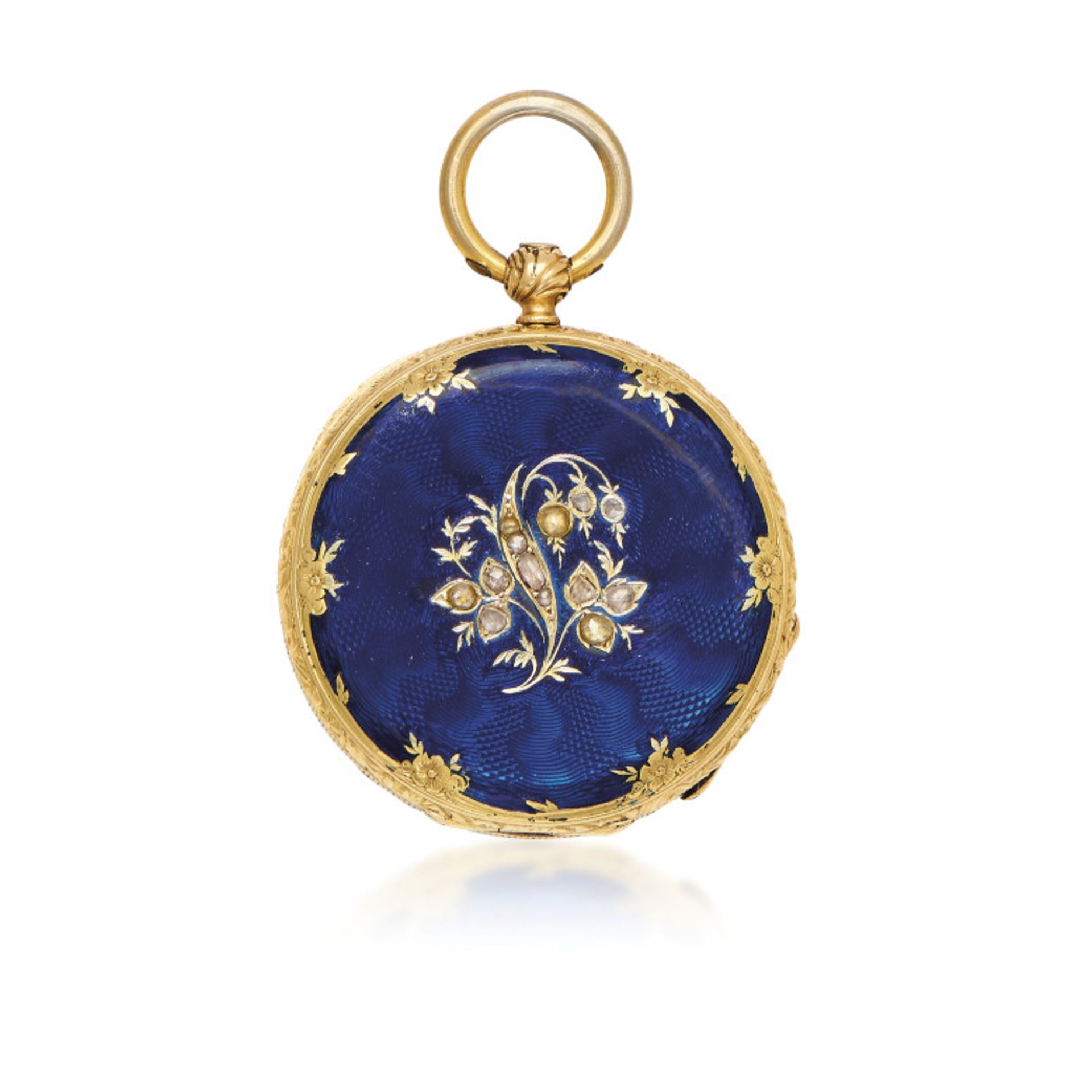 MOULINIE IN GOLD AND ENAMEL, CIRCA 1860 - MOULINIE IN GOLD AND ENAMEL, CIRCA 1860 Case: n. 3129,