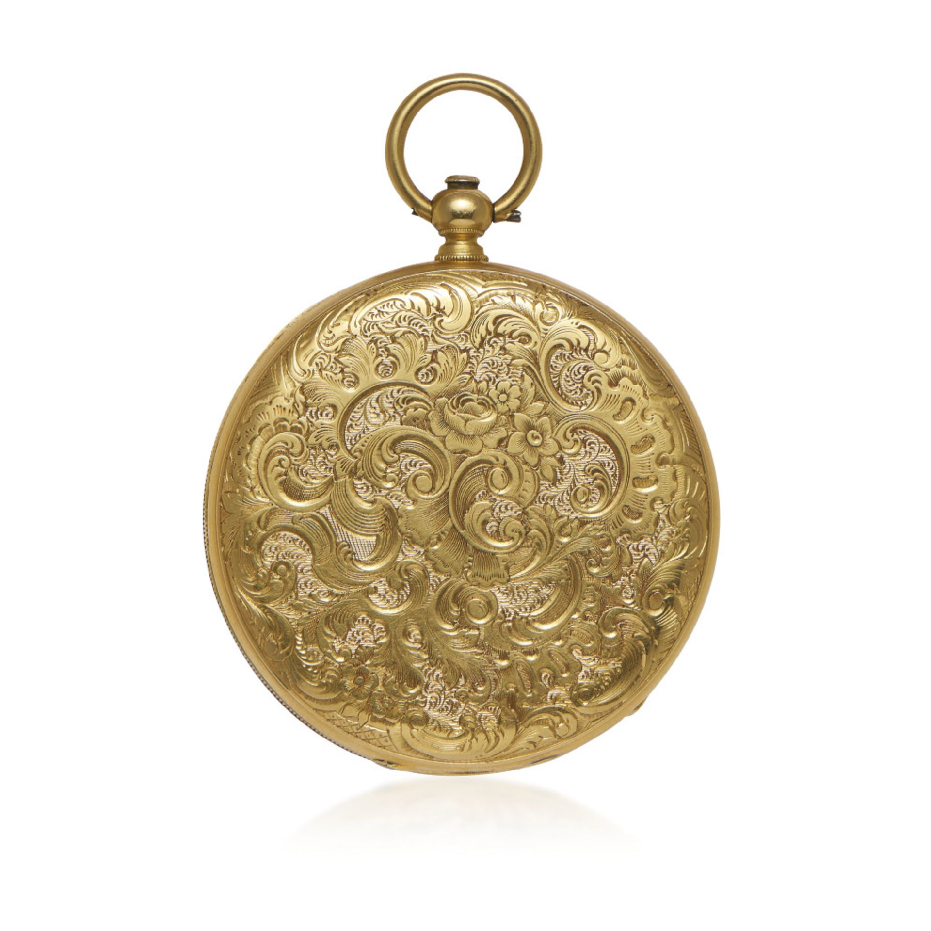 PENDATIF IN GOLD, CIRCA 1830 - PENDATIF IN GOLD, CIRCA 1830 Case: n. 18983, four-body in gold,