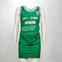 Benetton Treviso Basket - Stagione 2002-2003 - Piubellosport replica jersey, size 5XL. Jersey with