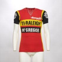 Team T.I. RALEIGH Mc Gregor -1972 - MDA Sport race jersey, size II. Provenance: Private collection