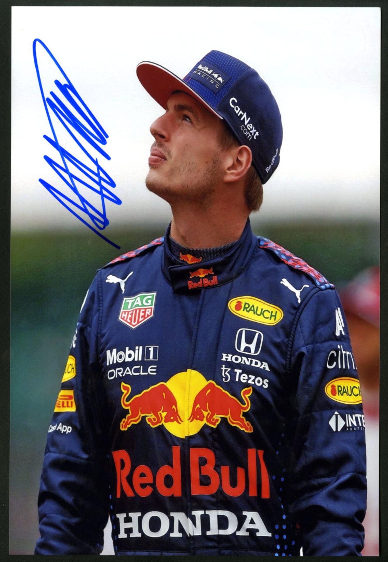 Max Verstappen - 2022 - Large-format photographic print with an autograph. 20 x 30 cm