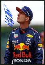 Max Verstappen - 2022 - Large-format photographic print with an autograph. 20 x 30 cm