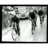 Fausto Coppi - 1946/58 - Collection of over twenty-five photographic prints, one with an autographed