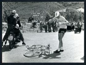 Louison Bobet - 1947/62 - Collection of forty photographic prints, one with an autographed