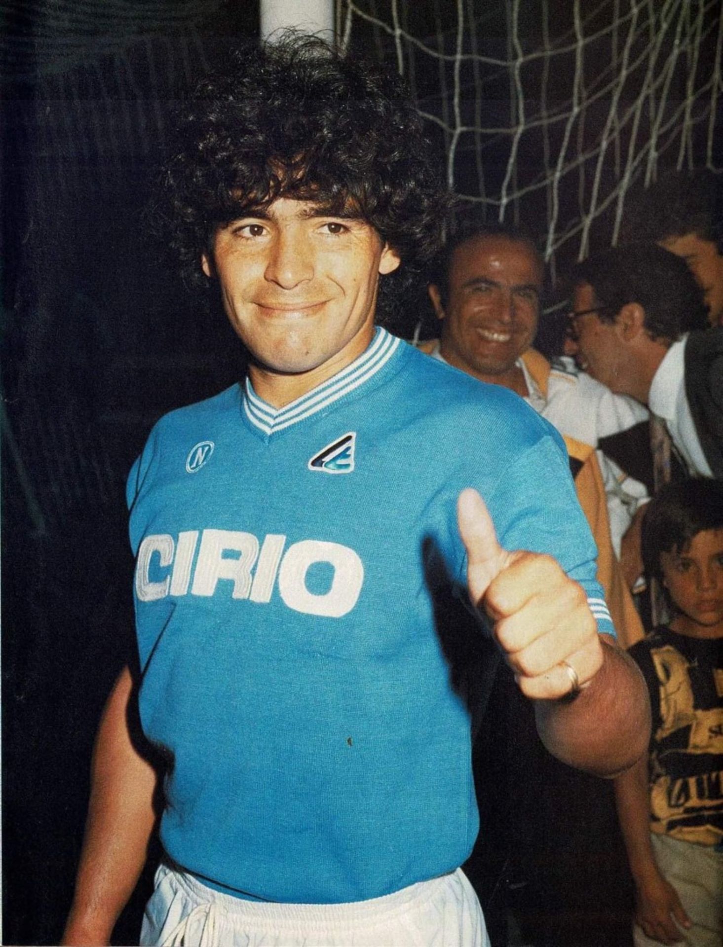 Diego Armando Maradona - S.S.C. Napoli - Stagione 1984 -1985 - Linea Time Match Jersey, short - Image 3 of 4