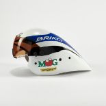 Alberto Elli - Team MG Boys Maglificio-Technogym - 1995-1996 - Briko time trial racing helmet with