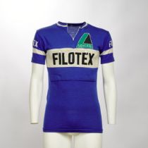 Team Filotex -1969 - Leacril race jersey, size II. Provenance: Private collection.