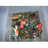 A collection of toy soldiers