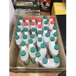 Seventeen 1 litre bottles of grow liquids