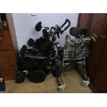 A V Trak mobility chair and a wheelchair