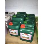 Five 5 litres and two 10 litres Canna Nutrients