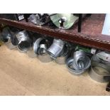 A quantity of galvanised ducting