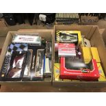 Two boxes of Die Cast model cars