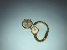 A gents 9ct gold Rotary wristwatch etc.