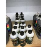 Sixteen 1 litre various Monkey Nutrients