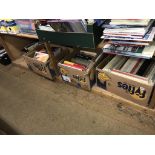 Two shelves of books