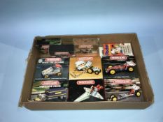 A collection of boxed Meccano models