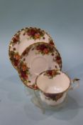 A large quantity of Royal Albert Old Country Roses tea china