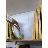 Various gilt framed pictures and mirrors