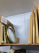 Various gilt framed pictures and mirrors