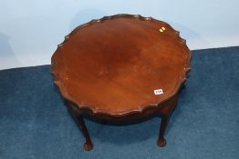 A walnut occasional table