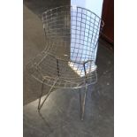 A Harry Bertoia design side chair