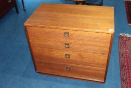 A teak G Plan 'Form 5' chest of drawers