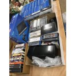 A PS3 and games, DVDs and Blu Rays