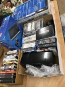 A PS3 and games, DVDs and Blu Rays