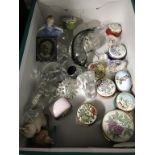 Various enamels, Swarovski, Val St Lambert etc.