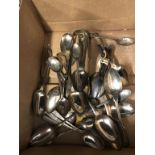 A quantity of silver spoons, 16 oz