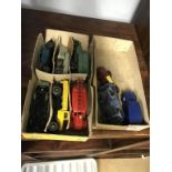 A collection of Dinky Die Cast toy cars (9)