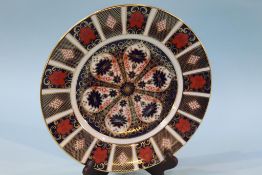 A pair of Royal Crown Derby 'Imari' plates