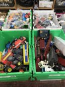 Four boxes of Die Cast toys