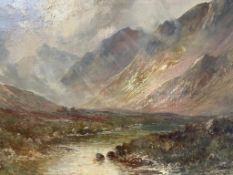 Graham Williams (1895-1950), oil, signed, Highland Landscape, 50cm x 74cm