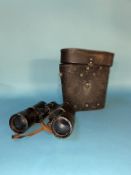 A pair of Kriegsmarine binoculars, stamped Carl Zeiss Jena D.F., 7x50, 2148991