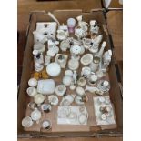 Collection of Crested Ware china