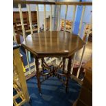 An Edwardian octagonal occasional table