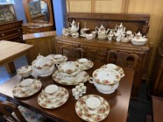 A large quantity of Royal Albert Old Country Roses china