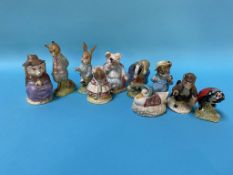 Ten various Royal Albert Beatrix Potter figures