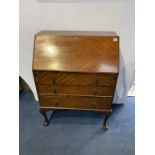 A mahogany bureau