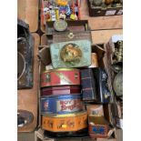 A collection of tins