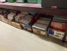 Six boxes of LPs