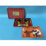 A boxed Meccano accessories set, '3A', with instructions